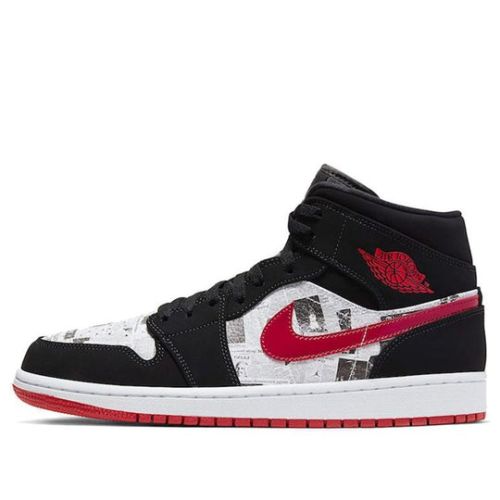 Air Jordan 1 Mid SE ??Newspaper Air Times?? 852542-061