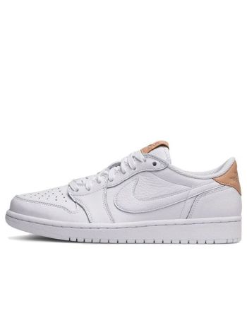 Air Jordan 1 Retro Low OG Premium ??White Tan?? 905136-100