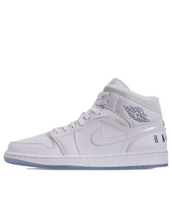 Air Jordan 1 Retro Mid ??White Concord?? BQ6578-100