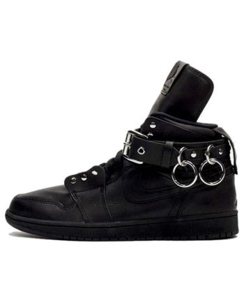 Comme des Garons x Air Jordan 1 Retro Strap High ??Black?? CN5738-001