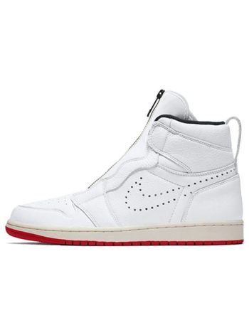 Air Jordan 1 Retro High Zip ??White University Red?? AR4833-100